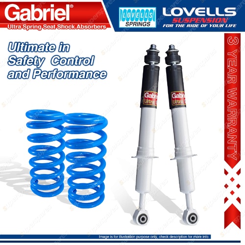Front STD Gabriel Ultra Shocks + Lovells Springs for Prado GRJ KZJ KDJ RZJ120 V6