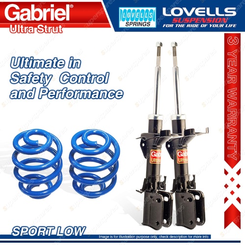 Front Sport Low Gabriel Ultra Shocks Lovells Springs for Mercedes Benz Vito 638