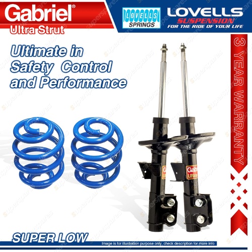 Front Super Low Gabriel Ultra Shocks Lovells Springs for Commodore VR VS IRS V6
