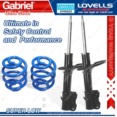 Front Super Low Gabriel fixed Shock Lovells Spring for Toyota Camry Vienta VDV10