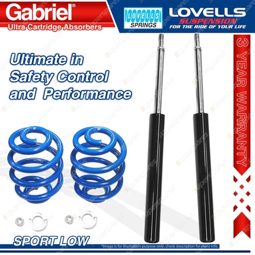 Front Sport Low Gabriel Cartridge Shock Lovells Spring for Toyota MR2 SW20 92-96