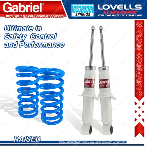 Front Raised HD Gabriel Ultra Spring Seat Shocks+Springs for Ford Ranger PX III