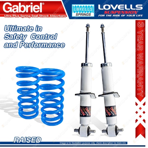 Front Raised Gabriel Ultra Plus Spring Seat Shocks+Springs for Ford Ranger PY