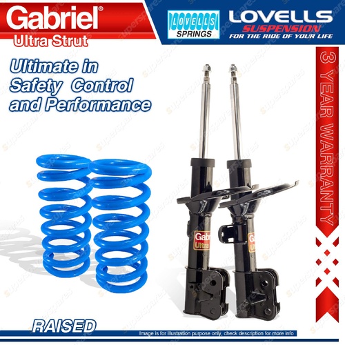 Front Raised Gabriel Ultra Strut Shocks + Springs for Hyundai Iload TQ 12-On