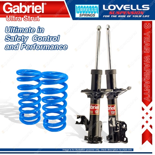Front STD Gabriel Ultra Strut Shocks + Springs for Nissan Pulsar Exa Vector N13