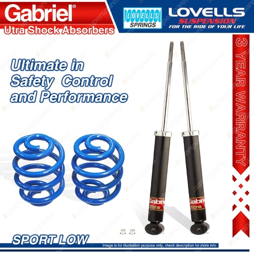 Rear Sport Low Gabriel Ultra Shocks + Springs for Mitsubishi Colt RG Z23A Z27A