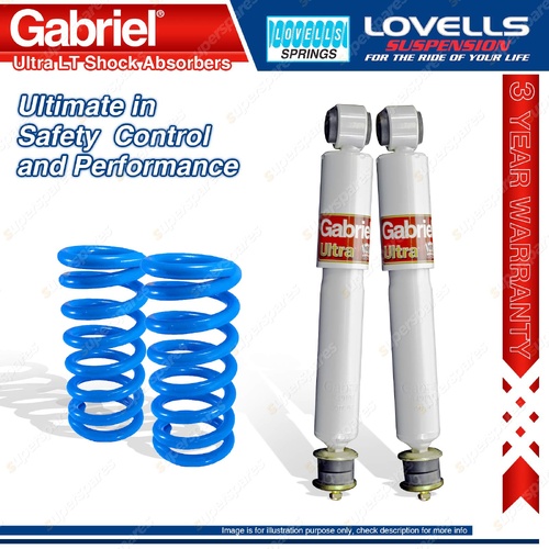 Rear STD Gabriel Ultra LT Shocks + Lovells Spring for Toyota Hiace RCH12R RCH22R