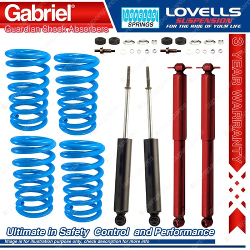 Front Rear HD STD Gabriel Guardian Shocks + Coil Springs for Chevrolet Impala