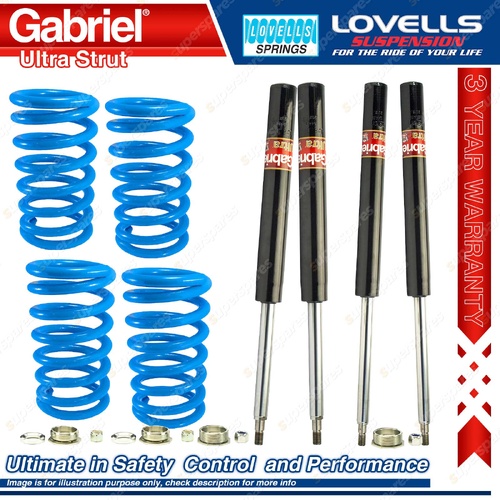 Front Rear Gabriel Ultra Shocks + Coil Springs for Toyota Camry SV20 21 22