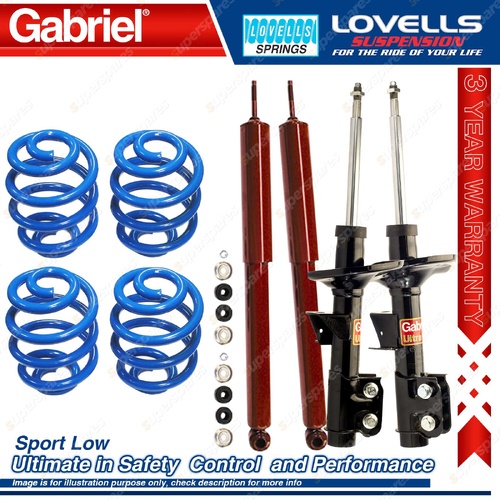 F + R Sport Low Gabriel Shocks Coil Springs for Commodore VR VS V8 Wagon