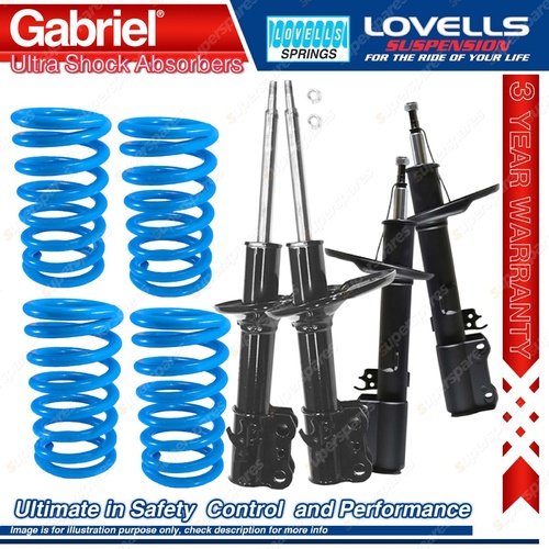 F + R Gabriel Ultra Shocks Coil Springs for Toyota Camry VDV10R Wagon fixed seat