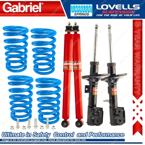 Front Rear Gabriel Ultra Shocks Coil Springs for Holden Commodore VZ 5.7 6.0L