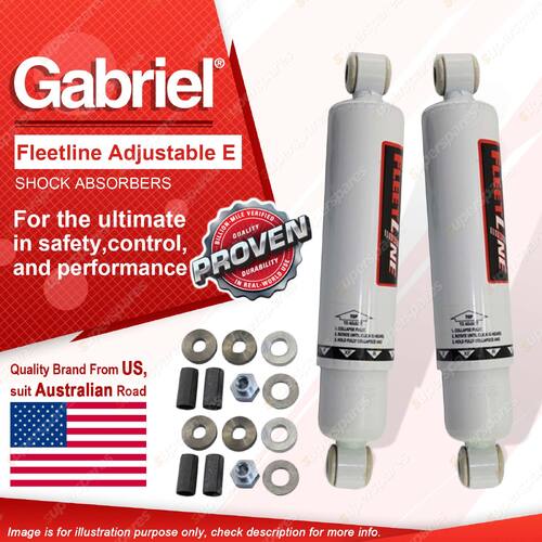 2 Rear Gabriel Fleetline Adjustable HD Truck Shocks for Toyota Dyna BU Y61 84-95