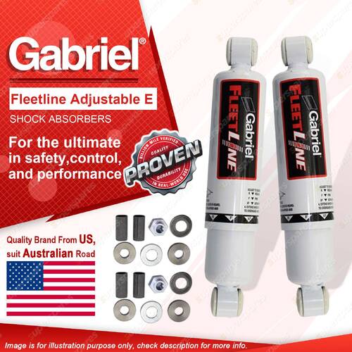 2 Rear Gabriel Fleetline Adjustable HD Truck Shocks for Daihatsu Delta V98 84-02