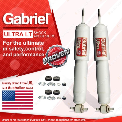 2 x Front Gabriel Ultra LT Shocks for Mitsubishi L200 MA MB MC MD 4WD Delica