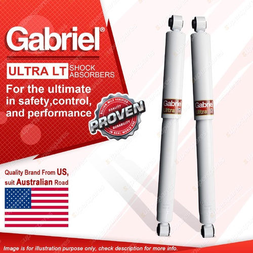 2 x Rear Gabriel Ultra LT Shock Absorbers for Ford Ranger PJ PK PX 07-on