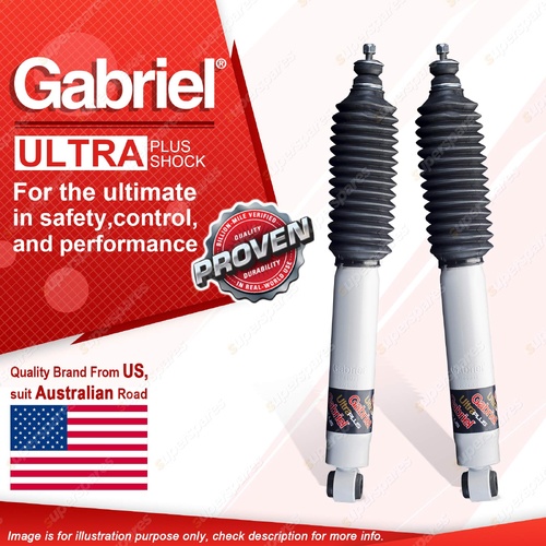 2 x Rear Gabriel Ultra Plus Shock Absorbers for Toyota Hilux Surf KZN185 4WD