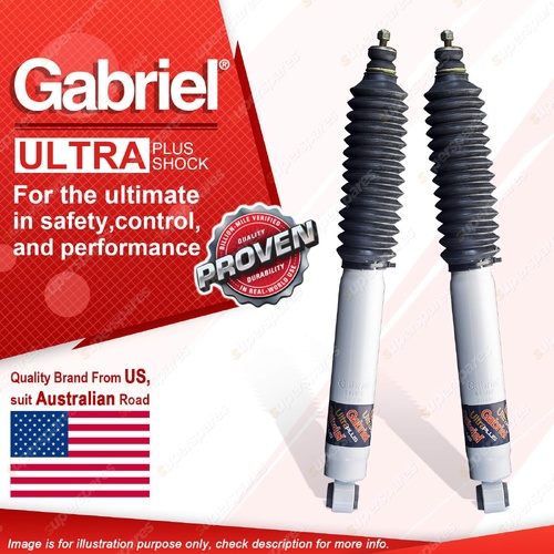 2 Rear Gabriel Ultra Plus 40mm Raised Shocks for Toyota Prado RZJ95 VZJ95 KZJ95