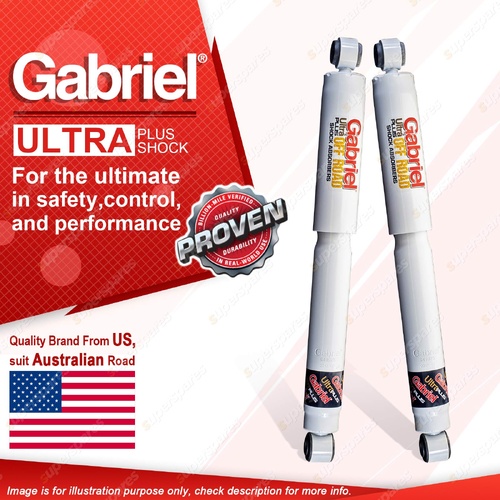 2 x Rear Gabriel Ultra Plus OE Height Shock Absorbers for Ford Maverick DA
