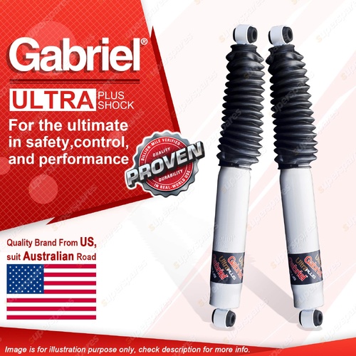 2 Rear Gabriel Ultra Plus OE Height Shocks for Nissan Navara D21 D22 D22 DX ST-R
