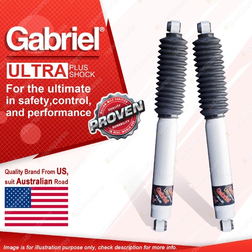 2 x Rear Gabriel Ultra Plus OE Height Shock Absorbers for Holden GMH Rodeo TFS