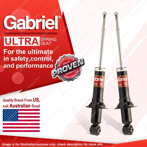 2 Rear Gabriel Ultra Spring Seat Shock Absorbers for Mitsubishi Lancer CG 02-03