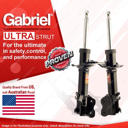 2 x Front Gabriel Ultra Strut Shock Absorbers for Nissan Bluebird U13 Sedan