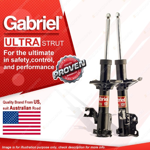 2 x Front Gabriel Ultra Strut Shocks for Nissan NX NXR B13 Pulsar Exa Vector N13