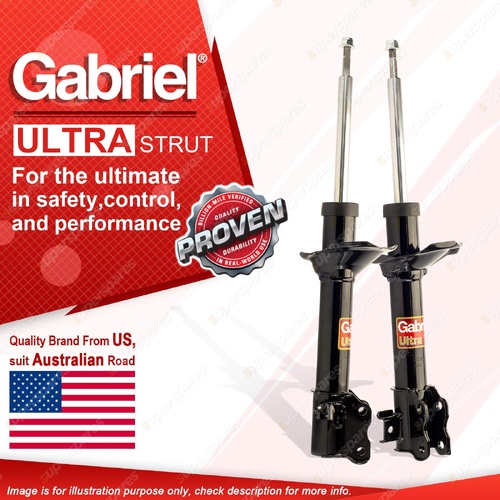 2 x Rear Gabriel Ultra Strut Shock Absorbers for Nissan Bluebird U13 Sedan