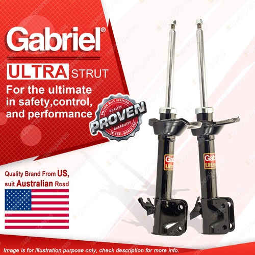 2 x Rear Gabriel Ultra Strut Shocks for Subaru Impreza GD9 GDA GDB GDE GDG 02-07