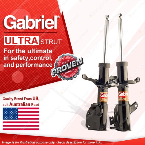 2 Front Gabriel Ultra Strut Shocks for Mazda 323 Astina Protege BJ 98-02