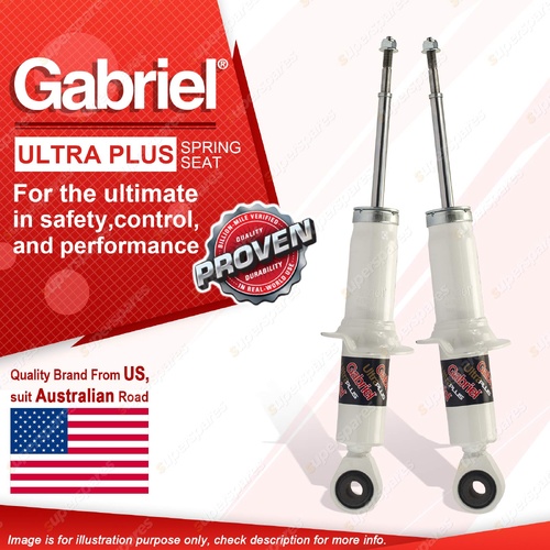 Pair Front Gabriel Ultra Plus Spring Seat Shock Absorbers for Ford Everest UA