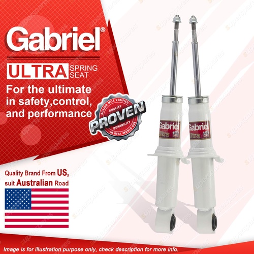 Pair Front Gabriel Ultra Spring Seat Shock Absorbers for Ford Ranger PX III 2WD