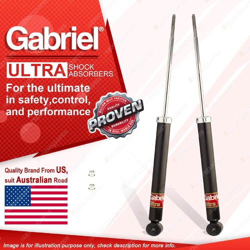 Pair Rear Gabriel Ultra Shock Absorbers for Mitsubishi Colt RG Z23A Z27A Hatch