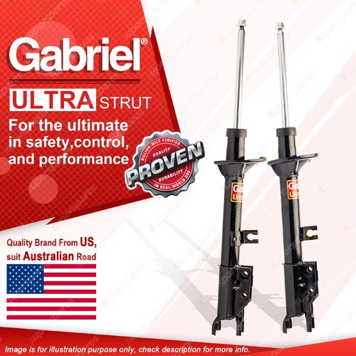 2 x Rear Gabriel Ultra Strut Shock Absorbers for Mazda 323 BD BF BW 80-89