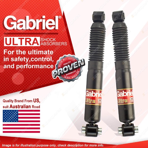 2 x Rear Gabriel Ultra Shock Absorbers for Peugeot 206 Hatchback 2/01-2/07
