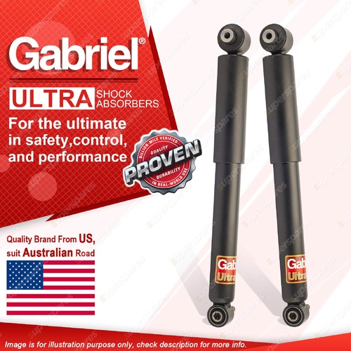 2 x Rear Gabriel Ultra Shock Absorbers for Renault Megane X84 Hatch 12/03-3/09