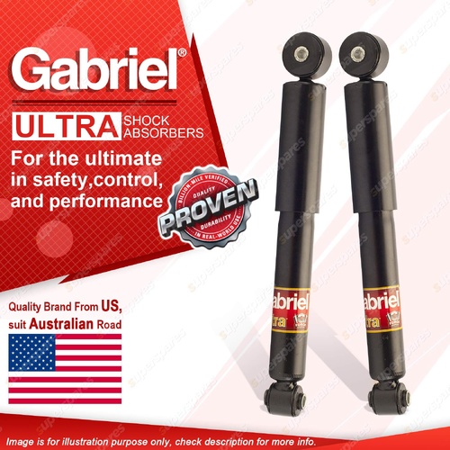 2x Rear Gabriel Ultra Shock Absorbers for Fiat Panda 1.2 Petrol Diesel Hatchback