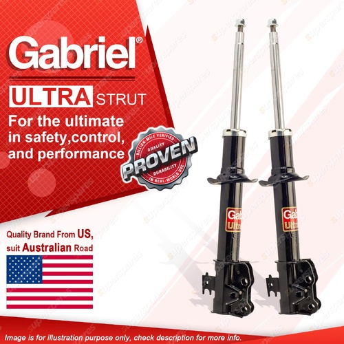 2 Front Gabriel Ultra Strut Shock Absorbers for Daihatsu Sirion M301S 1.3L Hatch
