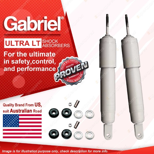 2 x Front Gabriel Ultra LT Shock Absorbers for Hummer H3 3.7L SUV 10/07 - 6/10
