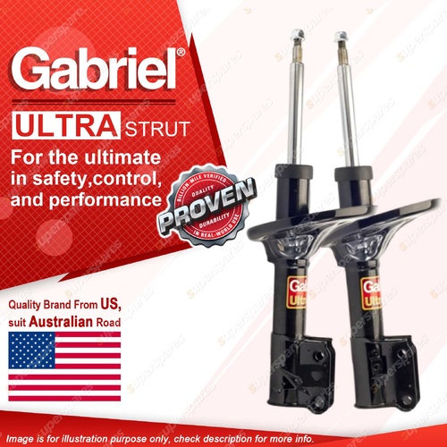 2x Front Gabriel Ultra Strut Shock Absorbers for Mitsubishi Magna T Series 96-05