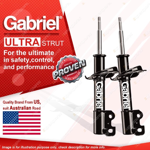 2 x Front Gabriel Ultra Strut Shock Absorbers - Gas for Mazda 3 BP 300 2/19-On