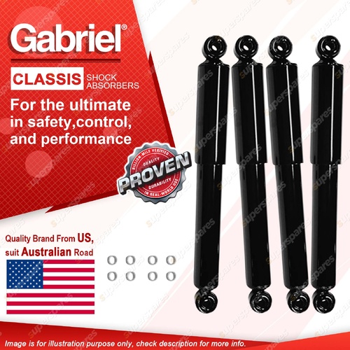 Gabriel Front Rear Classic Shocks for Volkswagen Beetle I 1200 Kombi Micro T2