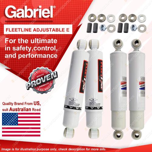 Gabriel Front + Rear Fleetline Adjustable HD Shocks for Toyota Dyna HU15 82 on
