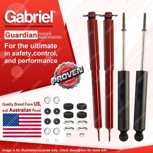 Gabriel Front Rear Guardian Shock Absorbers for Chevrolet Camaro 70-81