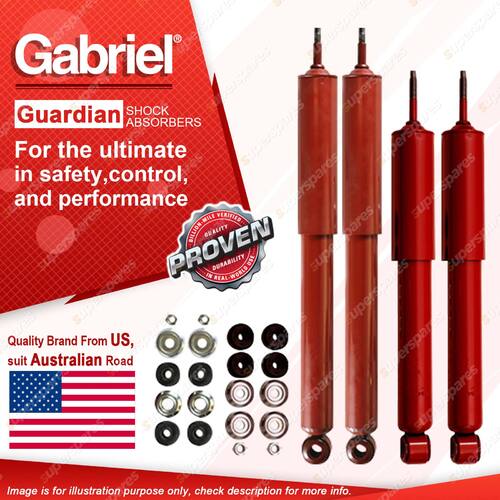 Gabriel Front + Rear Guardian Shocks for Daewoo Musso 2.9 3.2 4WD Wagon 98-02