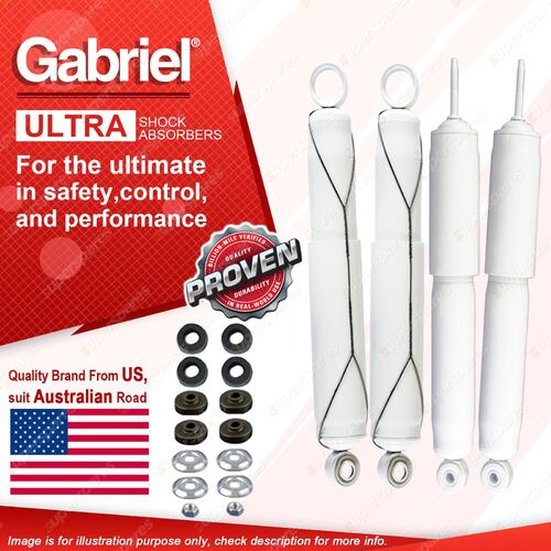 Gabriel Front + Rear Ultra LT Shock Absorbers for Isuzu Wizard UCS69 UES73