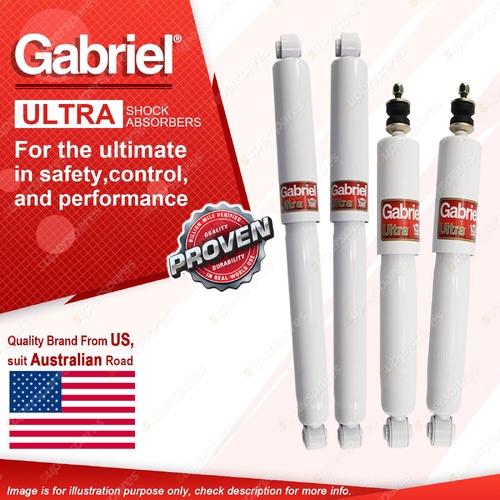 Gabriel Front + Rear Ultra Shock Absorbers for Mazda BT50 UN B2500 B3000