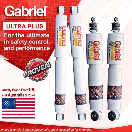 Gabriel Front + Rear OE Height Ultra Plus Shocks for Hilux LN107 111 RN106 110