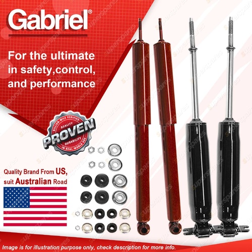 Gabriel Front + Rear Shock Absorbers for Toyota Crown MS111 112 Sedan 2/80-83